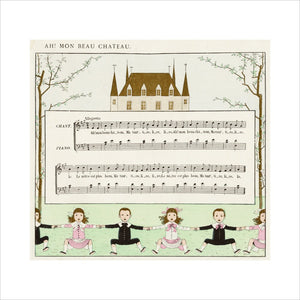 Ah! Mon Beau Château [score]; from 'Vieilles chansons pour les petits enfants avec accompagnements de Ch. M. Widor', 1884