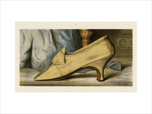 Mrs Woodcock's Shoe; from T. Watson Greig, from 'Ladies' old-fashioned shoes', 1885