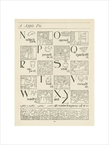 A Apple Pie; Walter Jerrold (ed.), 'The big book of nursery rhymes',London: Blackie & Son Ltd., [1903]