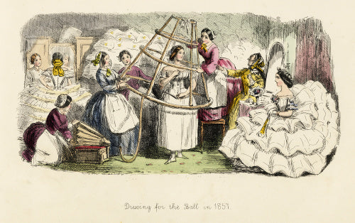 Dressing for the Ball in 1857