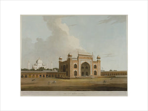 The Taje Mahel, at Agra from T. Daniell, Oriental scenery ...[1st series], London 1795[-97], pl.XVIII
