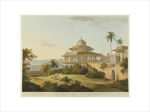 The Chalees Satoon in the Fort of Allahabad on the River Jumna from T. Daniell, Oriental scenery ...[1st series], London 1795[-97], pl.VI