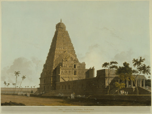 The Great Pagoda, Tanjore from T. & W. Daniell, Oriental scenery ...[2nd series], London 1797[-98], pl.XXIV