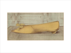 Lady Charlotte Fletcher's shoe; from T. Watson Greig, 'Supplement to 'Old-fashioned shoes', 1889