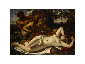 Sleeping Nymph and Satyrs