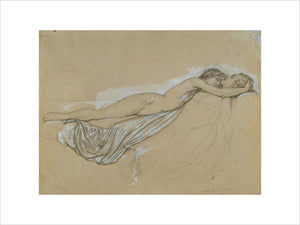 Nude study for Romeo and Juliet in 'The Reconciliation of the Montagues and the Capulets'