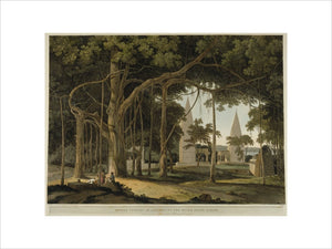 Hindoo Temples at Agouree, on the River Soane, Bahar