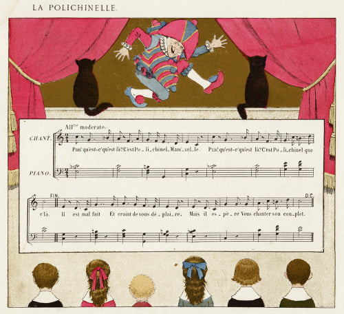 La Polichinelle [score]; from 'Vieilles chansons pour les petits enfants avec accompagnements de Ch. M. Widor', 1884