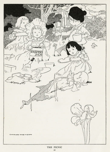 The Picnic, from Evelyn Sharp's 'The Story of the Weathercock', London: Blackie & Son, [1907]