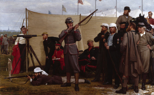 Volunteers at the Firing-Point 1866