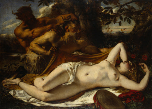 Sleeping Nymph and Satyrs