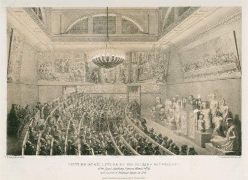 Westmacott lecturing at Somerset House in 1830